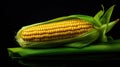 farm corn isolated Royalty Free Stock Photo