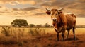 farm cow bull