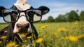 farm cow glasses