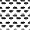 Farm crawler pattern seamless vector Royalty Free Stock Photo