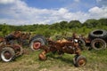 Farm Equipment Junkyard Royalty Free Stock Photo