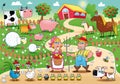 Farm Family. Royalty Free Stock Photo