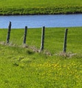 Farm Fence Pond