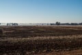 Farm field in Dookie, in the Goulburn Valley, Australia