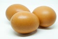 farm fresh chicken eggs. Royalty Free Stock Photo