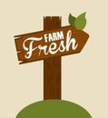 Farm fresh design Royalty Free Stock Photo