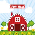 Farm fresh design Royalty Free Stock Photo