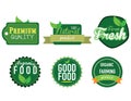 Farm fresh, organic food label