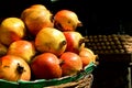 Farm Fresh Pomegranates for Sale Royalty Free Stock Photo