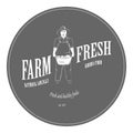 Farm Fresh Products Badge Set.. Item 5 Royalty Free Stock Photo