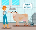 Farm Of Future Design Concept Royalty Free Stock Photo