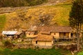 Farm on a Hill at Ingapirca, Ecuador Royalty Free Stock Photo