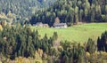 Farm house in the Alps. Austria