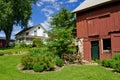 Farm house, barn Royalty Free Stock Photo