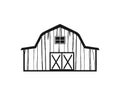 farm house or barn agriculture crop vector logo design Royalty Free Stock Photo