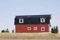 Farm house on field Royalty Free Stock Photo