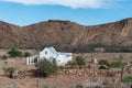 Farm house and livestock enclosure at start of Witnekke Pass Royalty Free Stock Photo