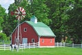 Farm house in the usa Royalty Free Stock Photo