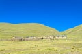 Farm houses on altiplano Royalty Free Stock Photo