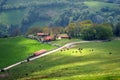 Farm houses in mountain