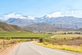 Farm landscape with the Swartberg in the back near Hoeko