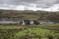Farm by loch at Struan on Isle of Skye Royalty Free Stock Photo