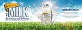 Farm milk banner ads
