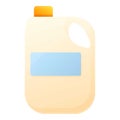 Farm milk canister icon, cartoon style Royalty Free Stock Photo