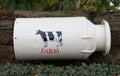 Farm Milk Churn Royalty Free Stock Photo