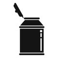 Farm milk tank icon simple vector. Factory cheese