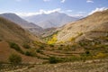 Farm mountain landscape