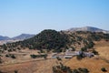 Farm in mountains, Almogia, Spain. Royalty Free Stock Photo