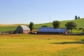 A farm in Palouse Royalty Free Stock Photo