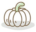 Farm pumpkin, icon