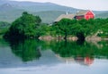 Farm Reflection Royalty Free Stock Photo