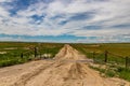 Farm Road Cattle Guard Royalty Free Stock Photo