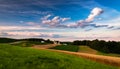 Farm in rural Southern York County, Pennsylvania. Royalty Free Stock Photo