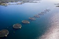 Farm salmon fishing in Norway