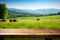 Farm Serenity: Idyllic Countryside View.