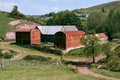 Farm in the Shropshire Countryside in England Royalty Free Stock Photo