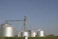 Farm Silos Royalty Free Stock Photo