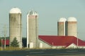 Farm Silos - Canada Royalty Free Stock Photo