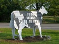 Farm-stand: cow sign barbecue