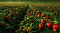 farm strawberry field