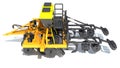Farm Subsoiler 3D rendering on white background Royalty Free Stock Photo