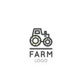 Farm Symbol, Country Concept, Tractor, Countryside Car