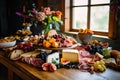 Farm-to-Table Feast Royalty Free Stock Photo