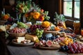 Farm-to-Table Feast Royalty Free Stock Photo