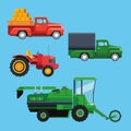 Farm tractors and vehicles