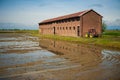 Farm in Vercelli, Italy Royalty Free Stock Photo